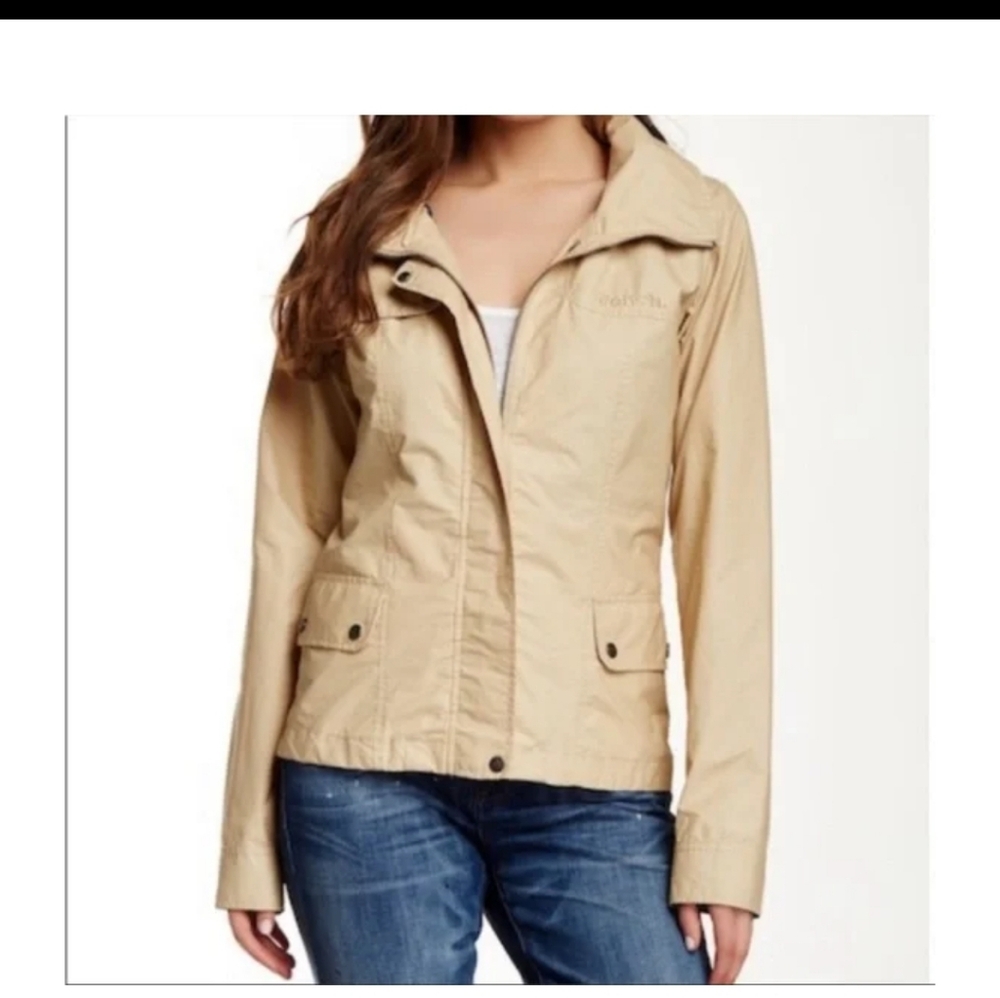 Women's Tan Bench Rain Jacket